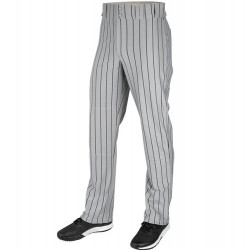 Game Pants Long Grey Pinstripe